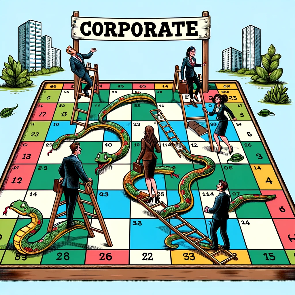 A game of corporate snakes and ladders